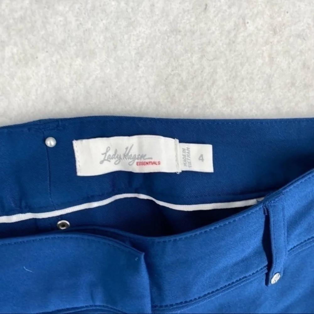 Lady Hagen‎ Flat Front Lightweight Stretch Midi Shorts Performance Wear Size 4